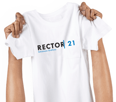 Camiseta con logotipo de Rector 21